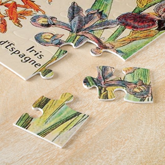  bloemen (gepersonaliseerd) legpuzzel (Zijkant)