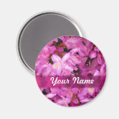bloemen gepersonaliseerd magneet (Voorkant / Achterkant)