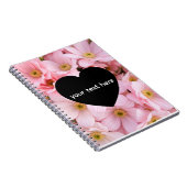 bloemen gepersonaliseerd notitieboek (Rechterzijde)