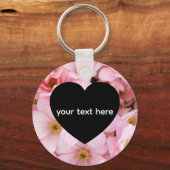 bloemen gepersonaliseerd sleutelhanger (Voorkant)