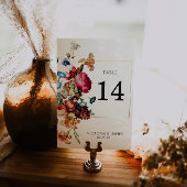  Bloemen Gepersonaliseerd Tafelnummer