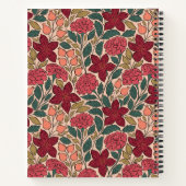 Bloemen Gepersonaliseerde Foto Kerstrecepten boek (Achterkant)