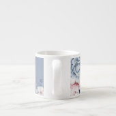  bloemen gepersonaliseerde gift espresso kop (Achterkant)