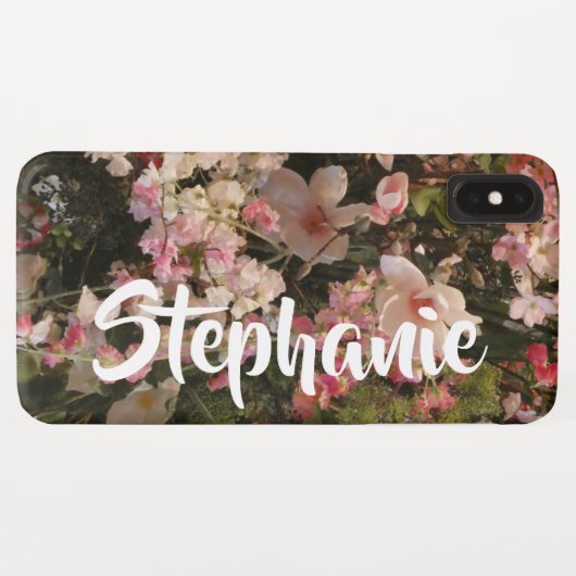 Bloemen Gepersonaliseerde iPhone XS Max Case-Mate iPhone Case (Achterkant (horizontaal))