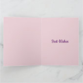  Bloemen Gepersonaliseerde Pensioen Kaart (Binnen)