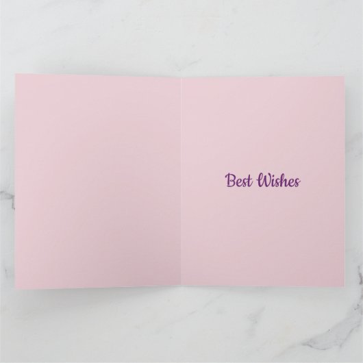  Bloemen Gepersonaliseerde Pensioen Kaart (Binnen)