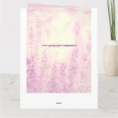  Bloemen Gepersonaliseerde Pensioen Kaart (Achterkant)