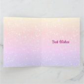  Bloemen Gepersonaliseerde Pensioen Kaart (Binnen)