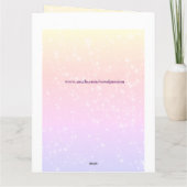  Bloemen Gepersonaliseerde Pensioen Kaart (Achterkant)