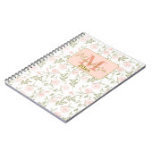 bloemen gepersonaliseerde Spiral Photo Notitieboek (Linkerzijde)