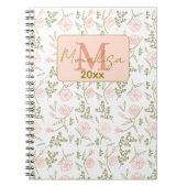 bloemen gepersonaliseerde Spiral Photo Notitieboek (Voorkant)