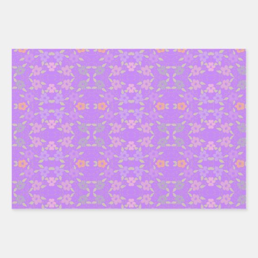 Bloemen geschenkverpakking of lade Liner Sheet Set Inpakpapier Vel (Voorkant 3)