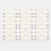 Bloemen geschenkverpakking of lade Liner Sheet Set Inpakpapier Vel (Voorkant)