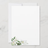 Bloemen Geslacht onthullen Kaart (Achterkant)