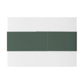 Bloemen Gestapelde Initialen Monogram Huwelijk Uitnodigingen Wikkel (Achterkant Voorbeeld)