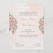 Bloemen & Getextureerde Islamitische Moslim Bruilo