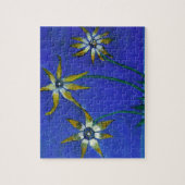 Bloemen getextureerde kunst puzzel met geschenkdoo legpuzzel (Verticaal)