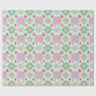 Bloemen geven kleur aan je wereld cadeaupapier