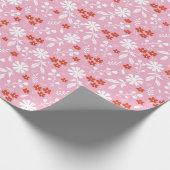 Bloemen geven kleur aan je wereld cadeaupapier (Hoek)