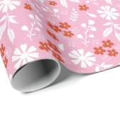 Bloemen geven kleur aan je wereld cadeaupapier (Rol Hoek)