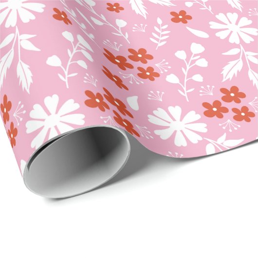 Bloemen geven kleur aan je wereld cadeaupapier (Rol Hoek)