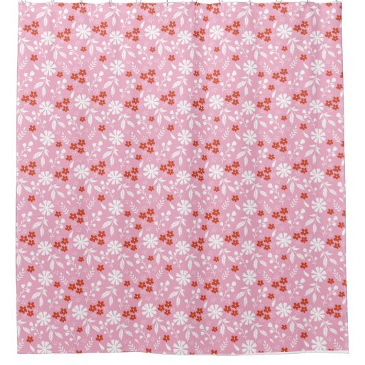 Bloemen geven kleur aan je wereld douchegordijn (Voorkant)