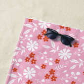 Bloemen geven kleur aan je wereld strandlaken (In situ)