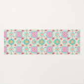 Bloemen geven kleur aan je wereld yogamat (Achterkant (horizontaal))