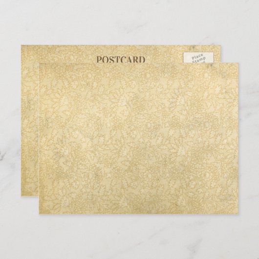 Bloemen Gevlekt Papier Blank Briefkaart (Voorkant / Achterkant)