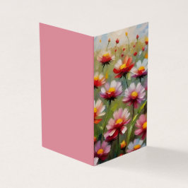 Bloemen Gevouwen Kaart