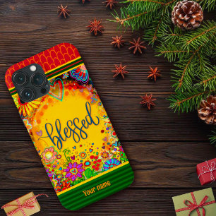  Bloemen Gezegende Inspirivity Naam Hoesje-Mate Case-Mate iPhone Case