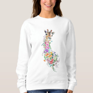 Bloemen Giraffe Sweatshirt