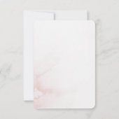 Bloemen glas orb uitnodiging (Achterkant)