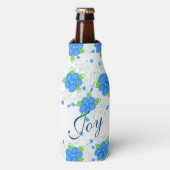 Bloemen Glazen Fles Sleeve Flesjeskoeler (Fles Voorkant)