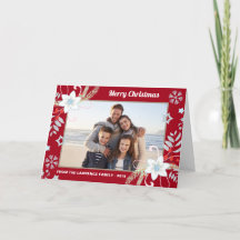 Bloemen Glitter Sneeuwvlokken Rode Kerstmis Foto