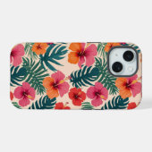BLOEMEN GOEDE VIBE iPhone 15 CASE (Achterkant horizontaal)