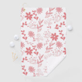 Bloemen Golfhanddoek (Insitu)