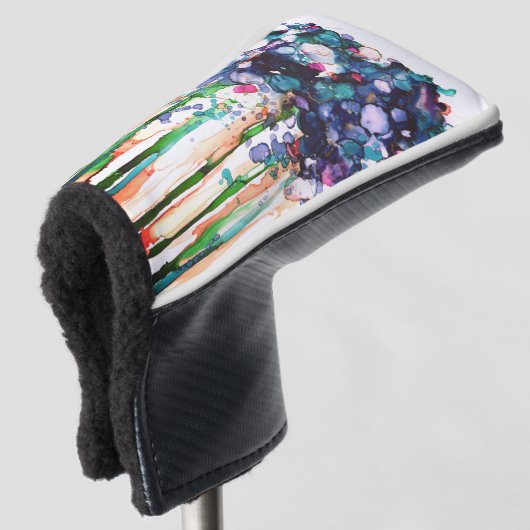 Bloemen Golfheadcover (3/4 voorkant)