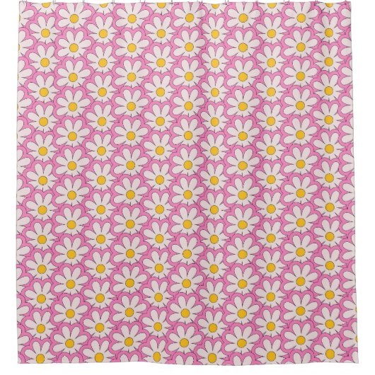 Bloemen Gordijn voor de Douche (Voorkant)