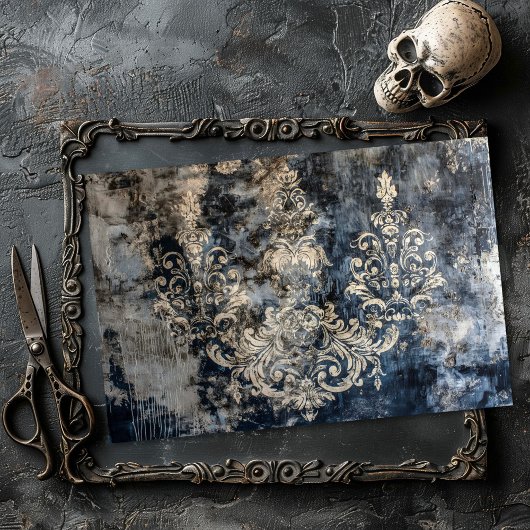   Bloemen Gotische bruiloft decoupage Tissuepapier