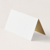 Bloemen | Goud Visitekaartje (Achterkant)