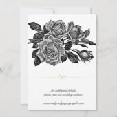  bloemen, gouden lijst met uitzondering van de dat save the date (Achterkant)
