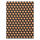 Bloemen Gouden Sinaasappel Rozen Patroon Tafelklee Tafelkleed (Voorkant)