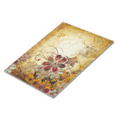  Bloemen Gouden Vogelkooi Pauw & Vlinder Notitieblok (Schuin)