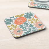 Bloemen,  grafische kunst bier onderzetter (Linkerzijde)