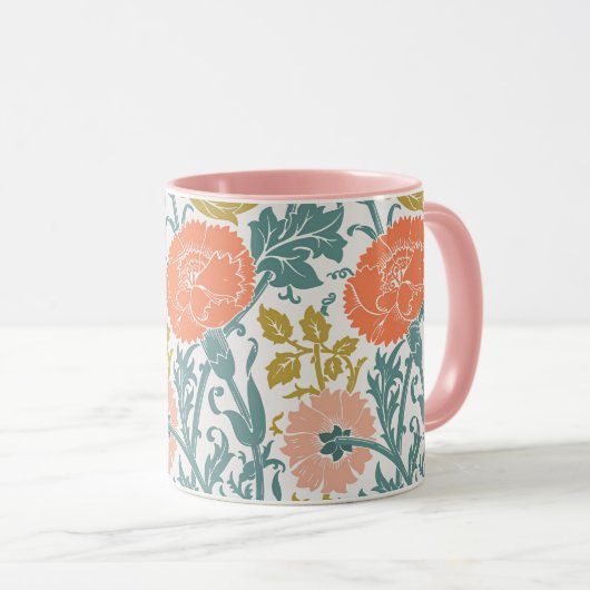 Bloemen, grafische kunst mok (Voorkant rechts)