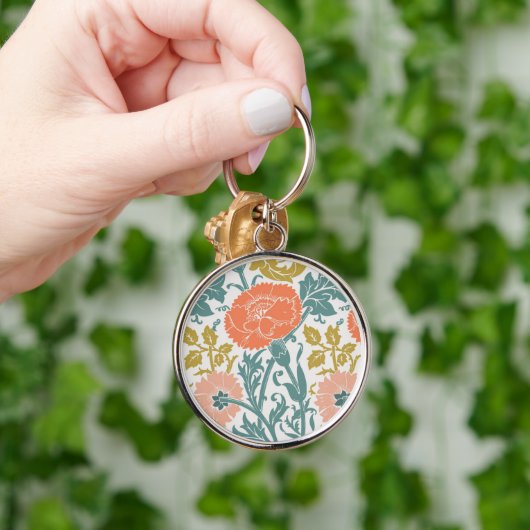 Bloemen,  grafische kunst sleutelhanger (Hand)