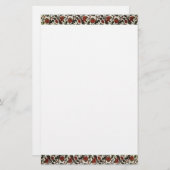  bloemen grens briefpapier (Voorkant / Achterkant)