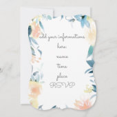 Bloemen Grens Muziek recital Kaart (Achterkant)