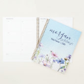  Bloemen Grens Naam Gepersonaliseerde Dag Planner (Display)